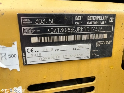 Caterpillar 303.5E