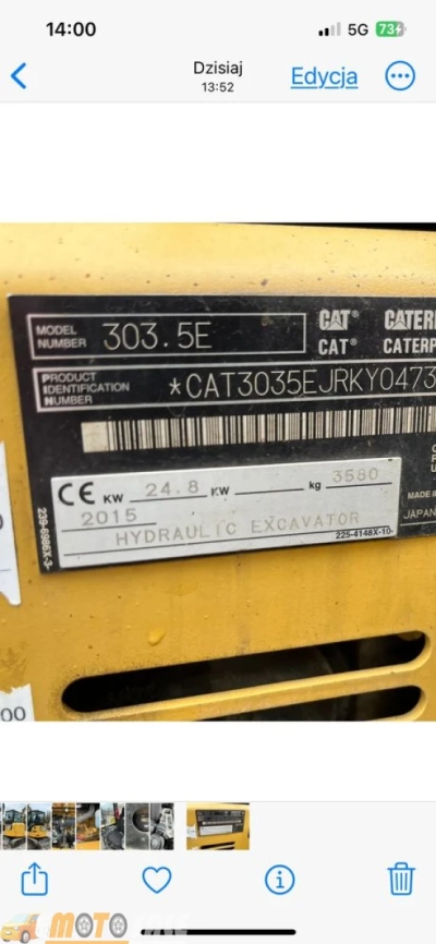 Caterpillar 303.5E